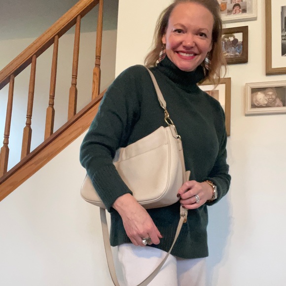 Nordstrom Nude/Beige Handle & Crossbody Purse ✨ - Picture 2 of 15